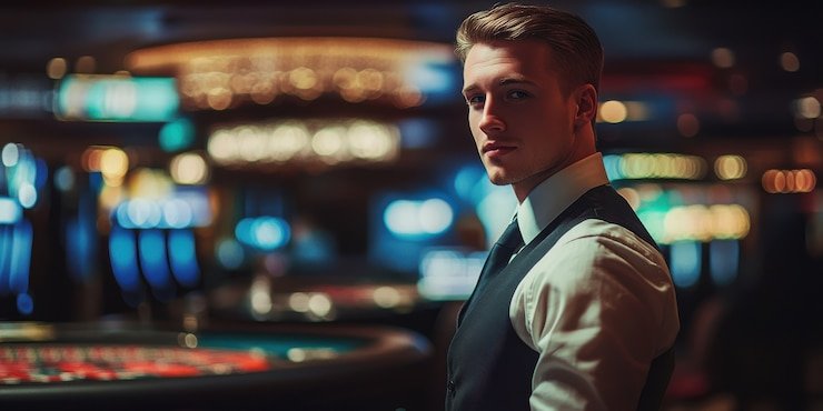 Meja blackjack live dealer dengan dealer profesional